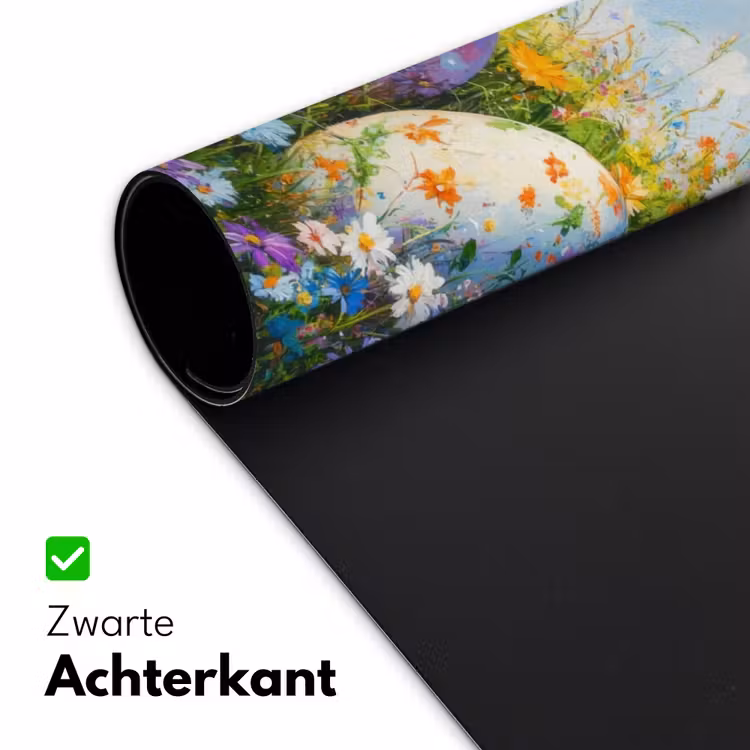 Bureau onderlegger - Grasveld - Eieren - Bloemen — 4