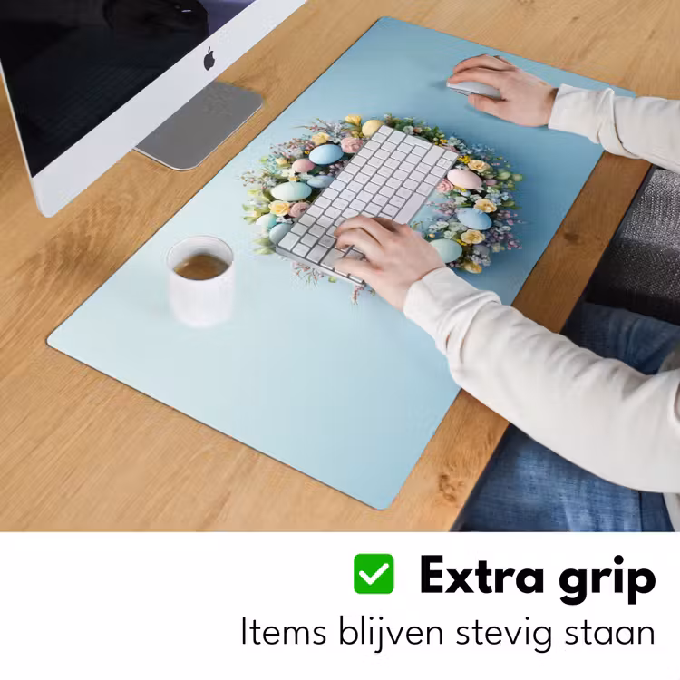 Bureau onderlegger - Krans - Eieren - Bloemen — 5