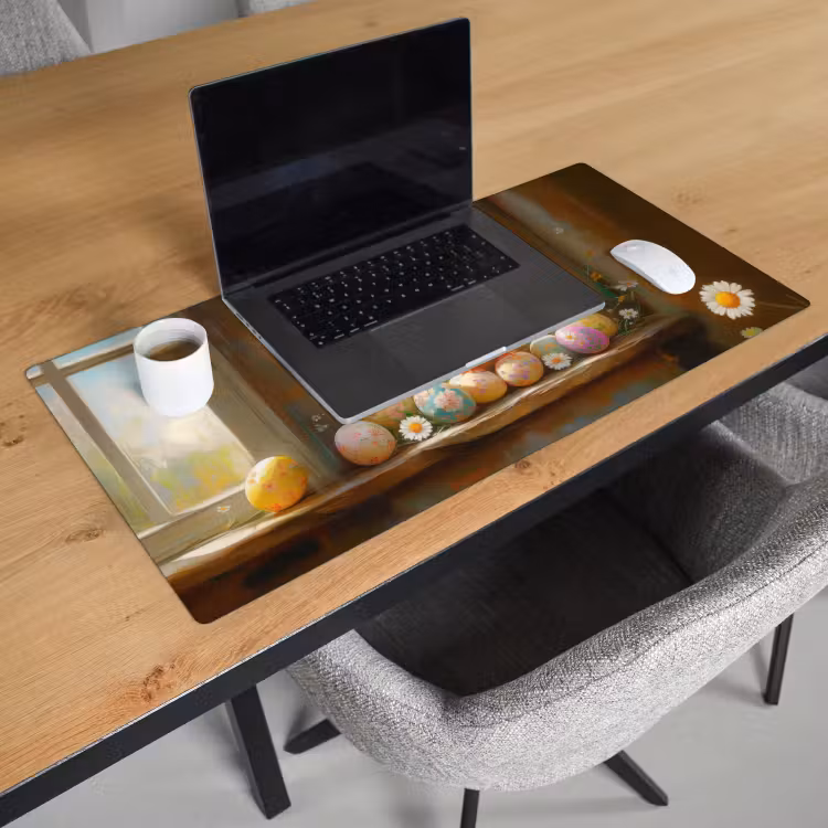 Bureau onderlegger - Kuiken - Raam - Paaseieren — 2