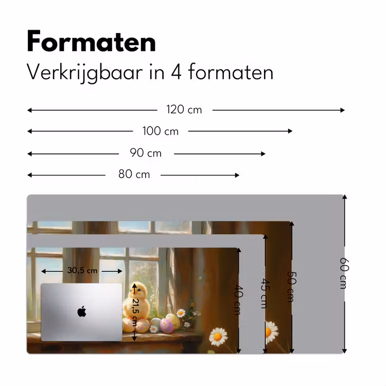 Bureau onderlegger - Kuiken - Raam - Paaseieren — 7
