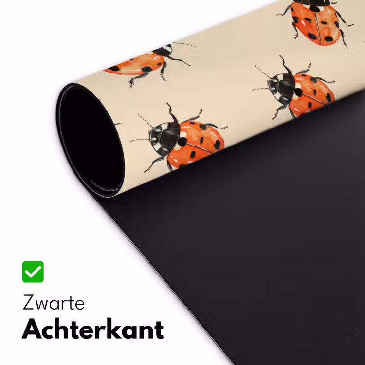 Bureau onderlegger - Lieveheersbeestjes - Patroon - Rood — 5