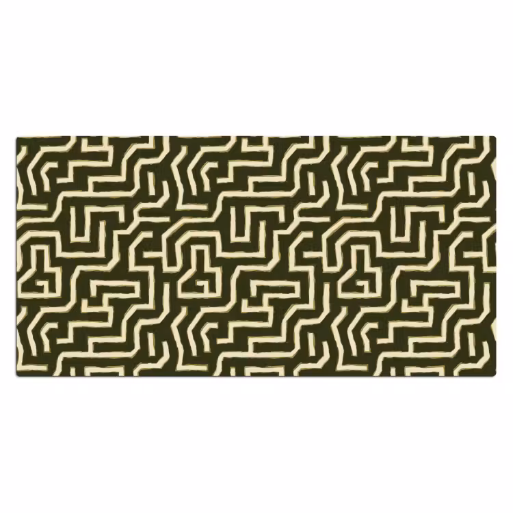 Bureau onderlegger - Lijnen - Abstract - Groen — 2