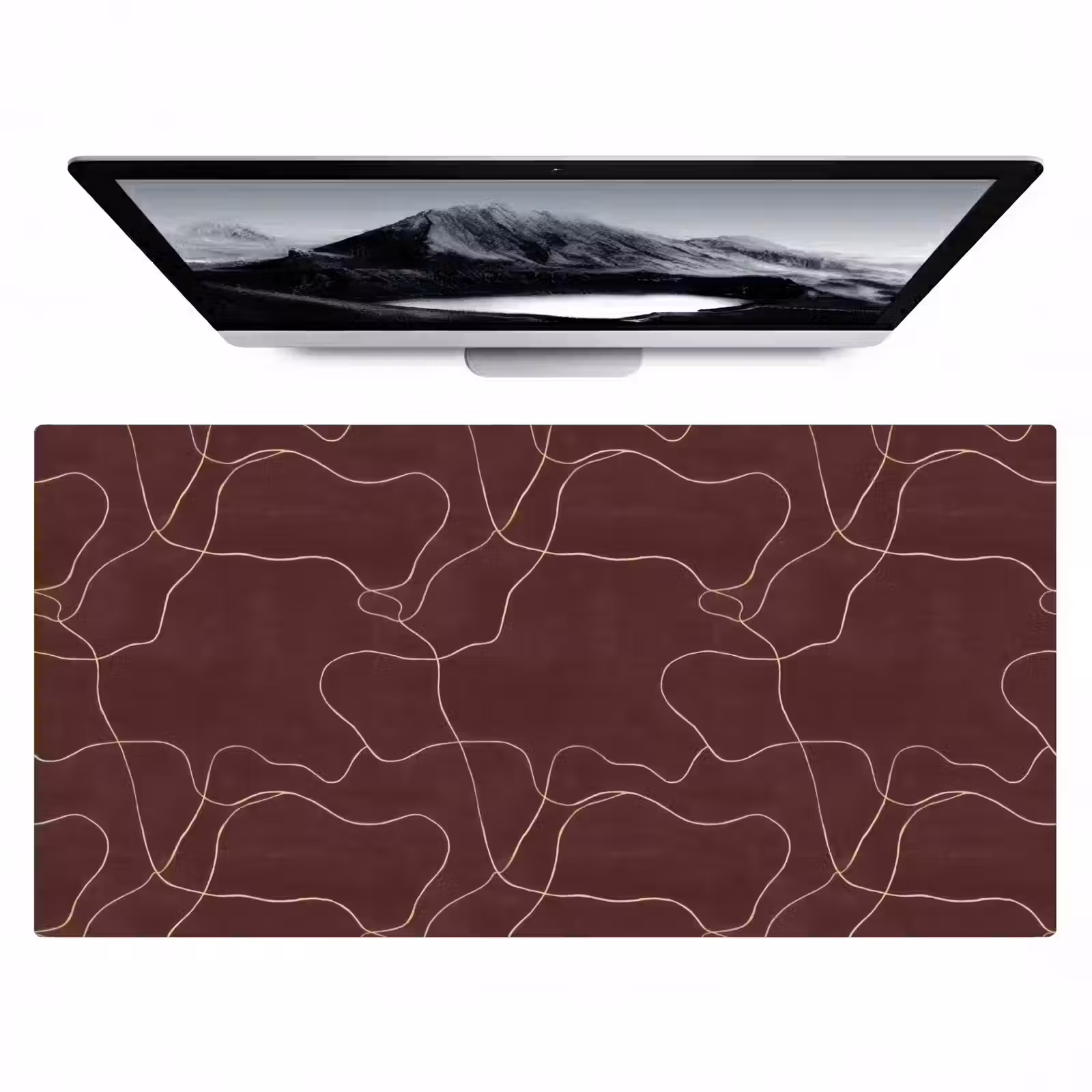 Bureau onderlegger - Abstract - Modern - Bruin — 1