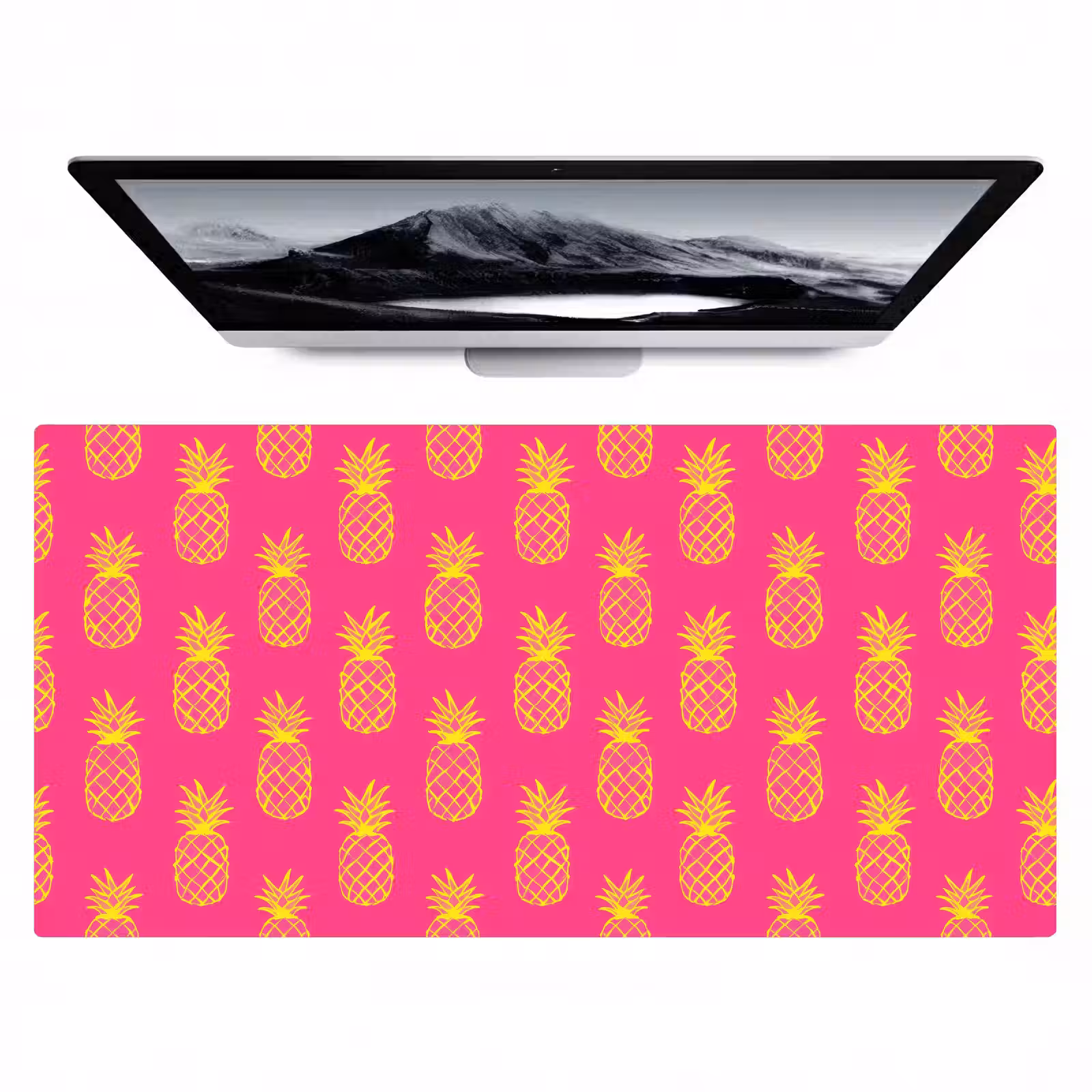Bureau onderlegger - Ananas - Trendy - Roze — 1