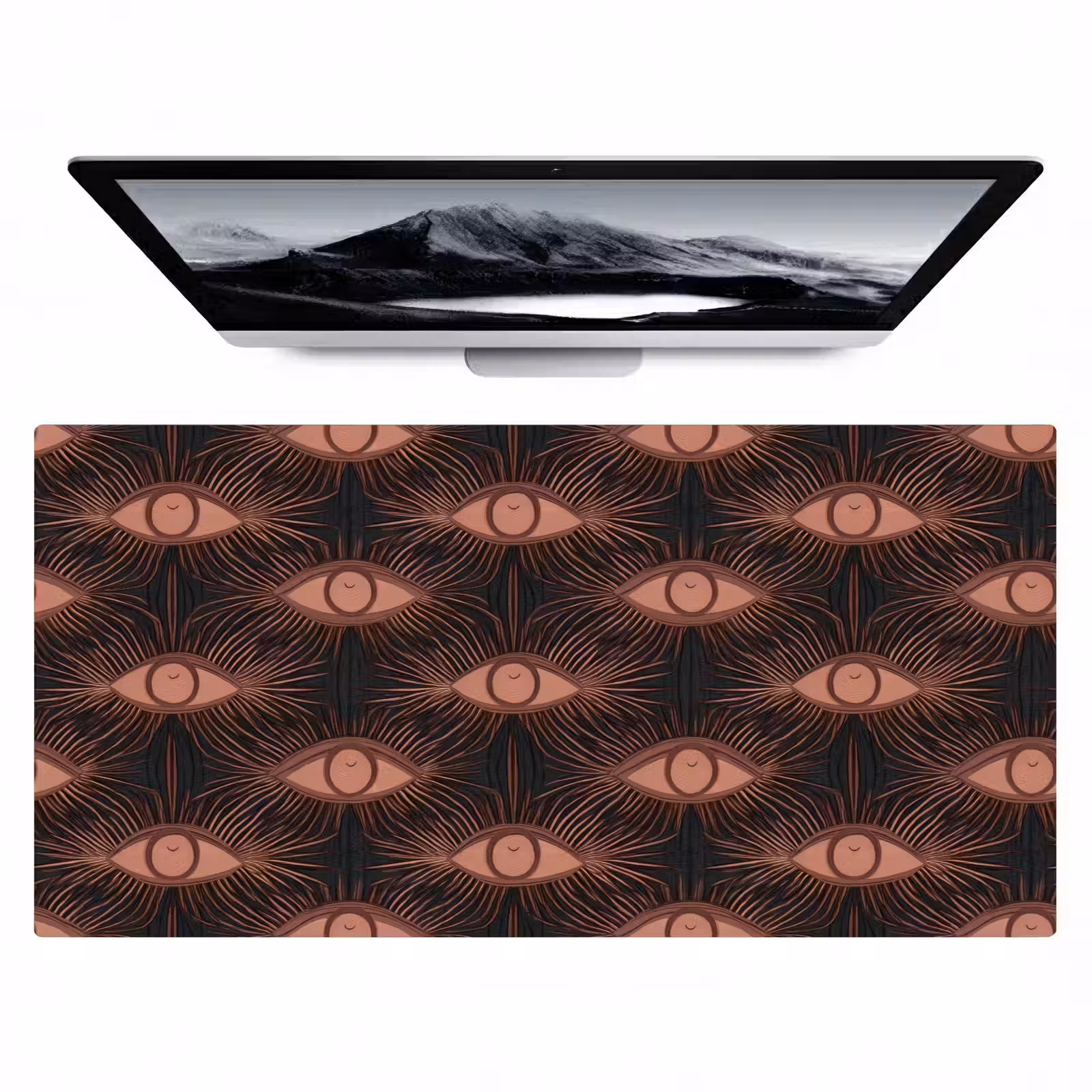 Bureau onderlegger - Boheems - Oog - Bruin — 1