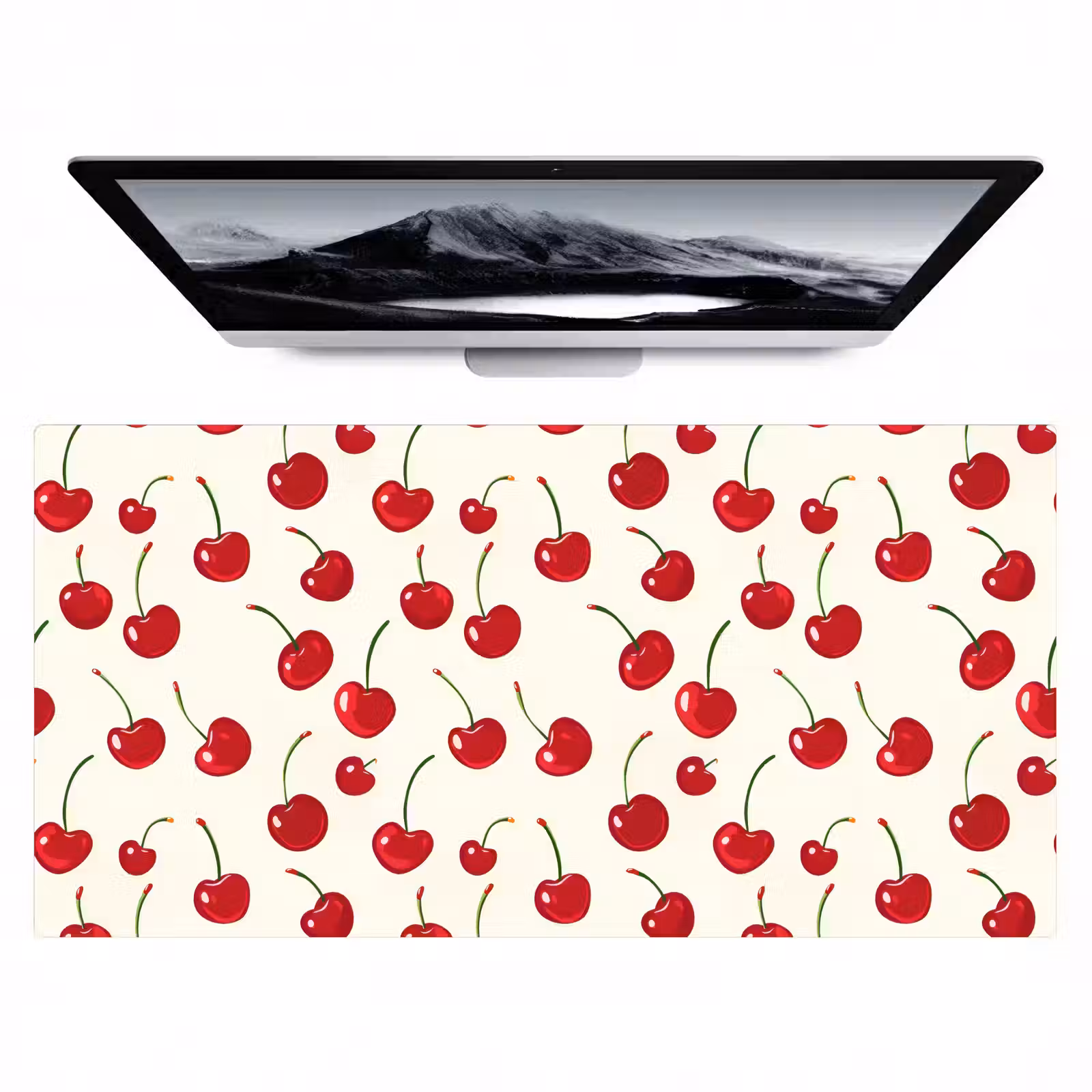 Bureau onderlegger - Kersen - Minimalistisch - Rood — 1