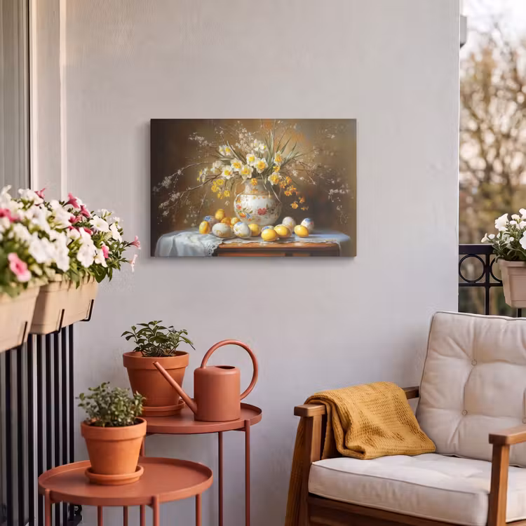 Buiten canvas - Paaseieren - Stilleven - Vaas — 4