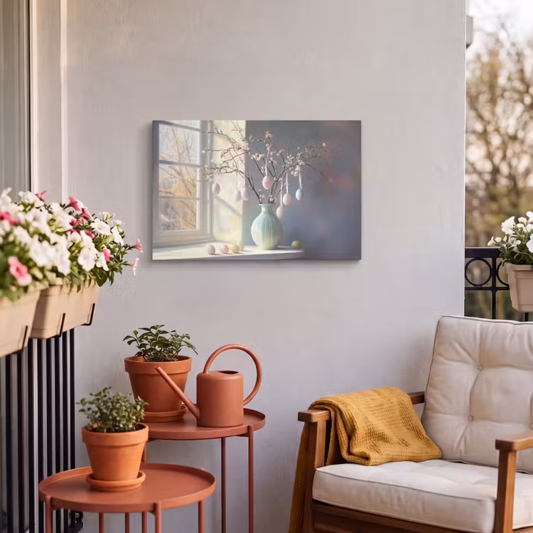 Buiten canvas - Stilleven - Vaas - Paastak — 4