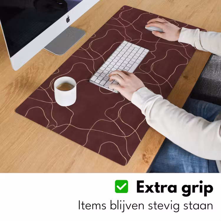 Bureau onderlegger - Abstract - Modern - Bruin — 6