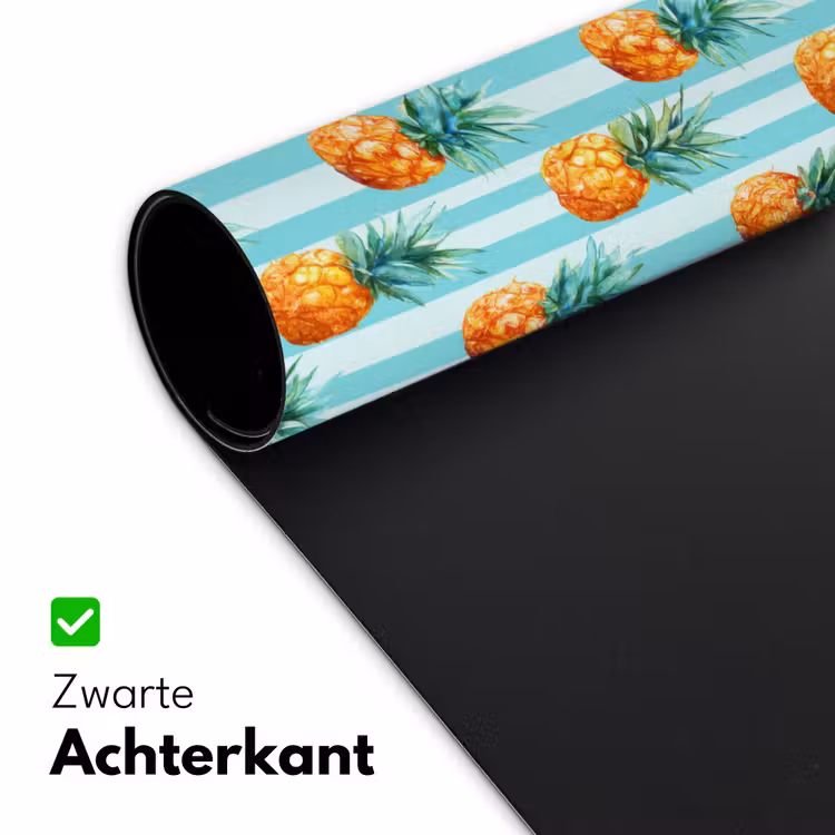Bureau onderlegger - Ananas - Strepen - Groen — 5