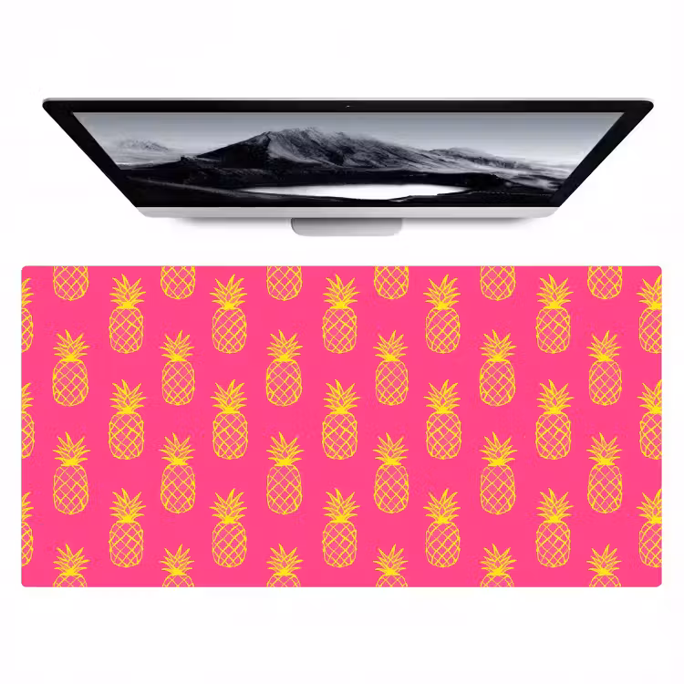 Bureau onderlegger - Ananas - Trendy - Roze — 1