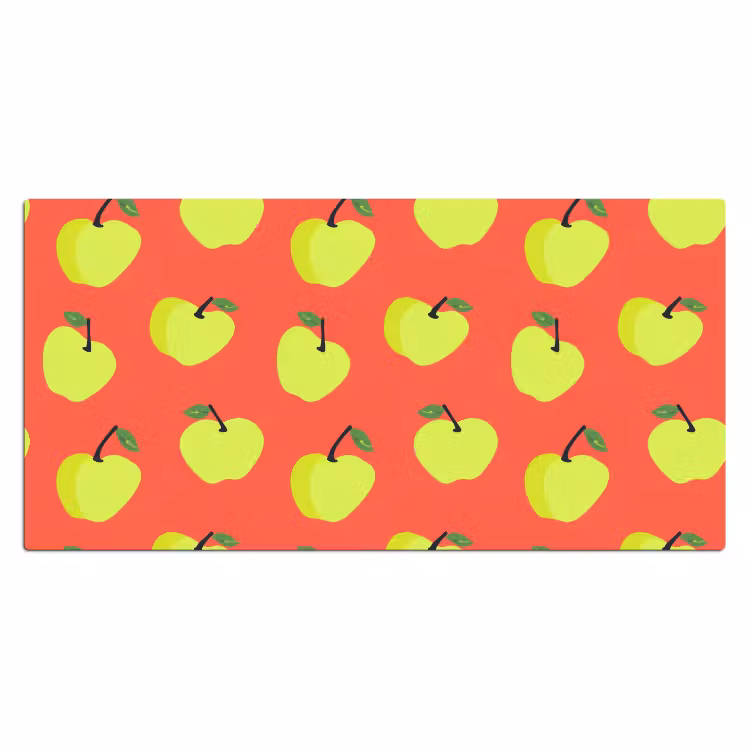 Bureau onderlegger - Appels - Modern - Groen — 2