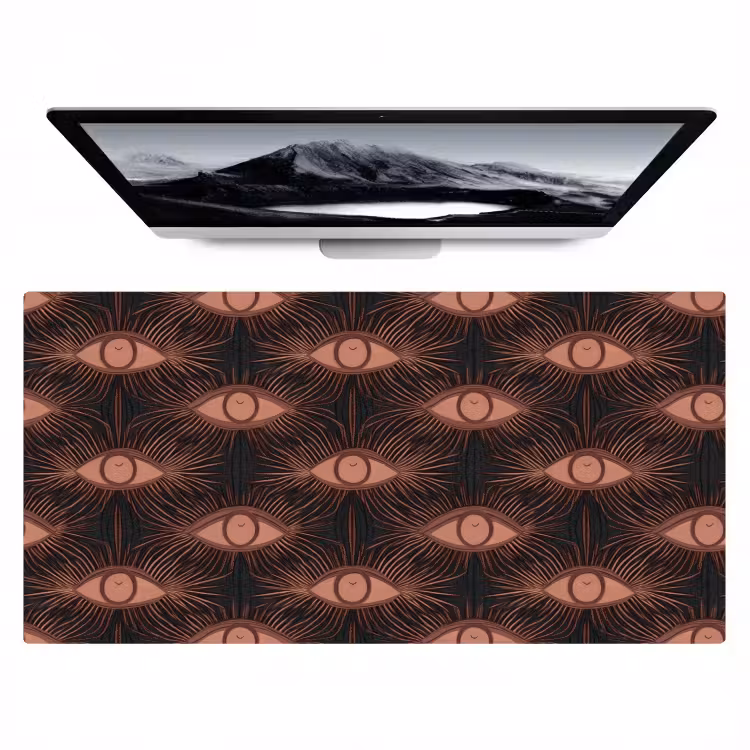 Bureau onderlegger - Boheems - Oog - Bruin — 1