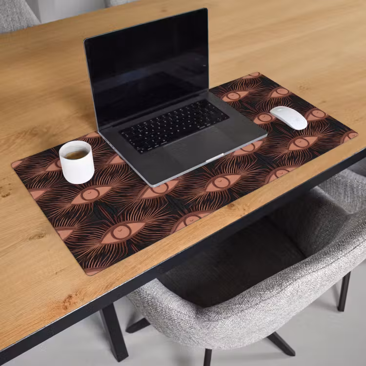 Bureau onderlegger - Boheems - Oog - Bruin — 3