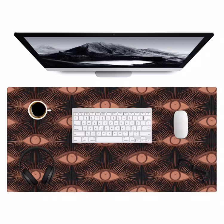 Bureau onderlegger - Boheems - Oog - Bruin — 4