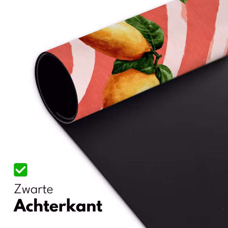 Bureau onderlegger - Citroen - Geïllustreerd - Oranje — 5
