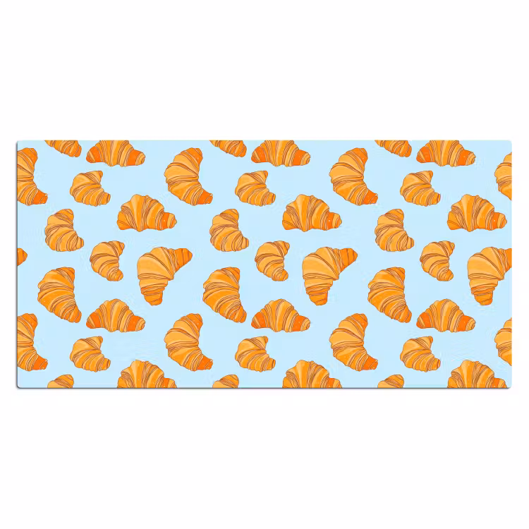 Bureau onderlegger - Croissant - Speels - Blauw — 2