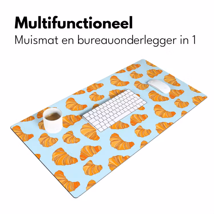 Bureau onderlegger - Croissant - Speels - Blauw — 7