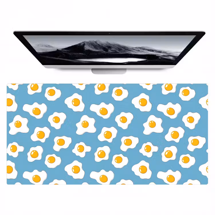 Bureau onderlegger - Eieren - Dooiers - Blauw — 1