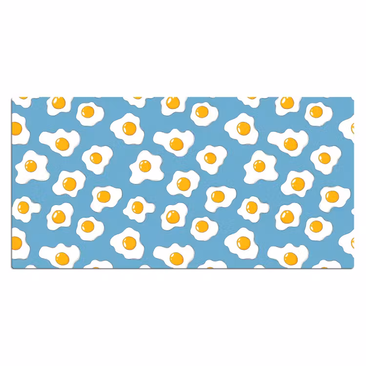Bureau onderlegger - Eieren - Dooiers - Blauw — 2