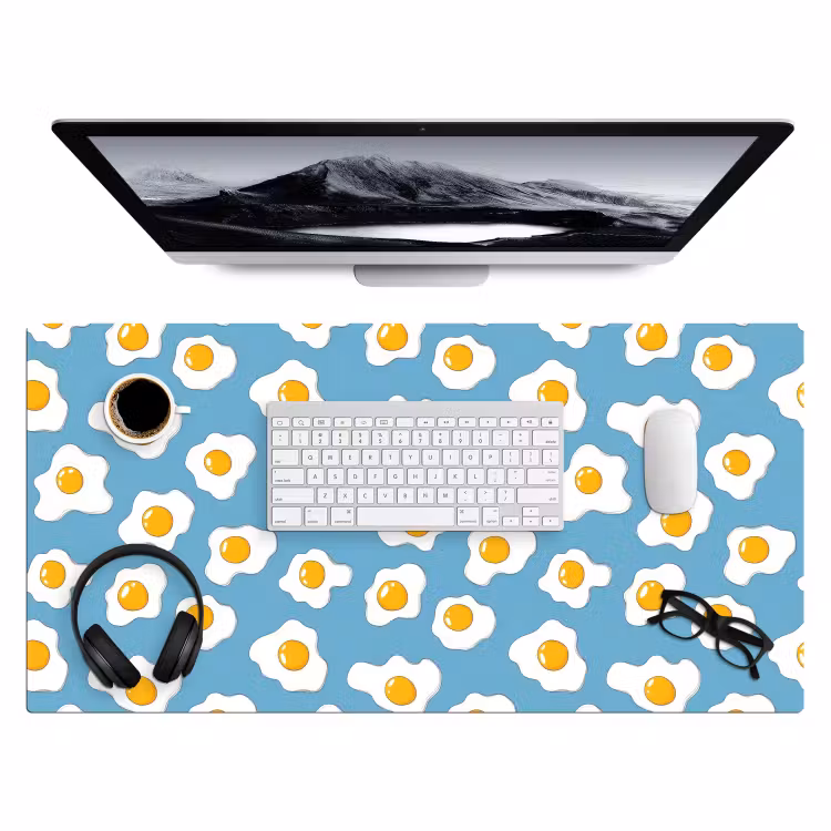 Bureau onderlegger - Eieren - Dooiers - Blauw — 4