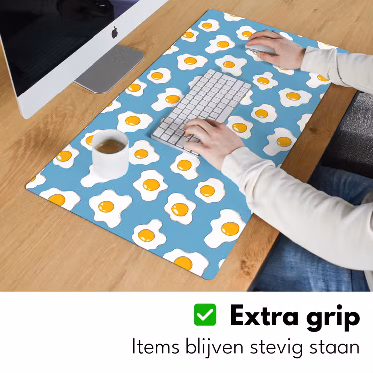 Bureau onderlegger - Eieren - Dooiers - Blauw — 6