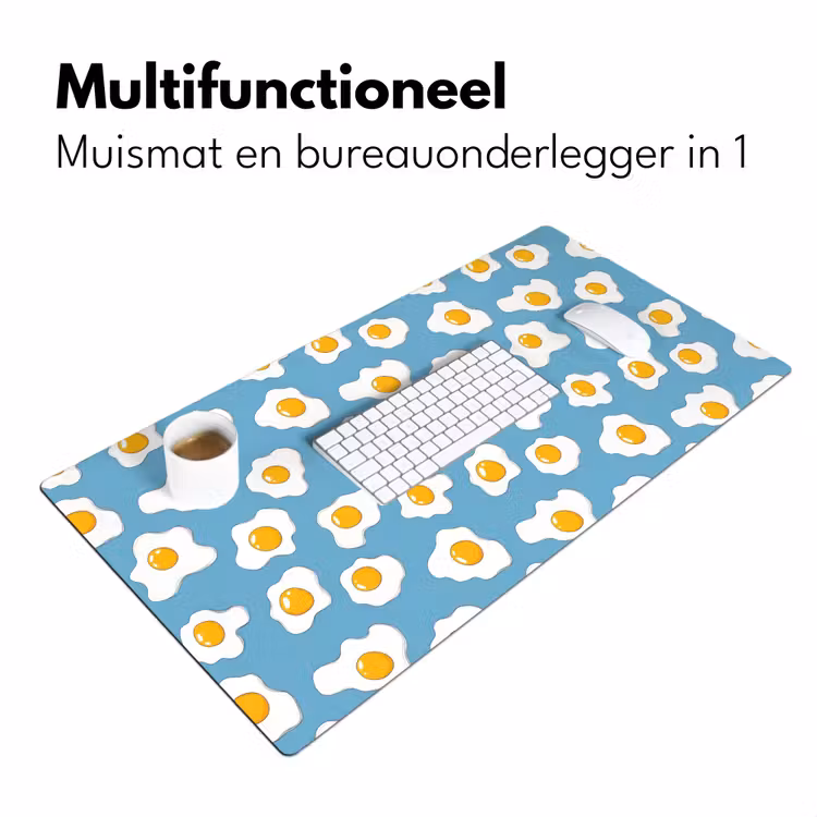 Bureau onderlegger - Eieren - Dooiers - Blauw — 7