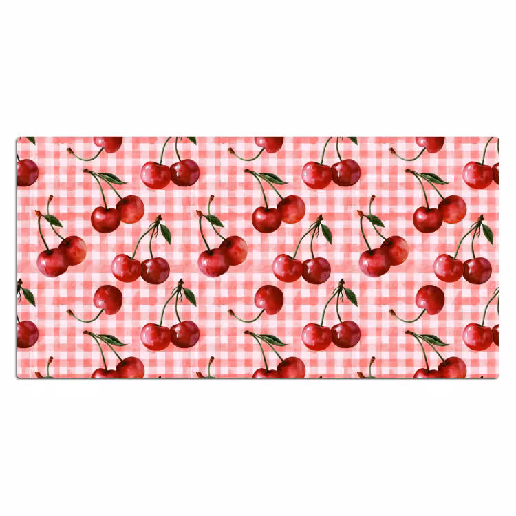 Bureau onderlegger - Kersen - Blokken - Rood — 2
