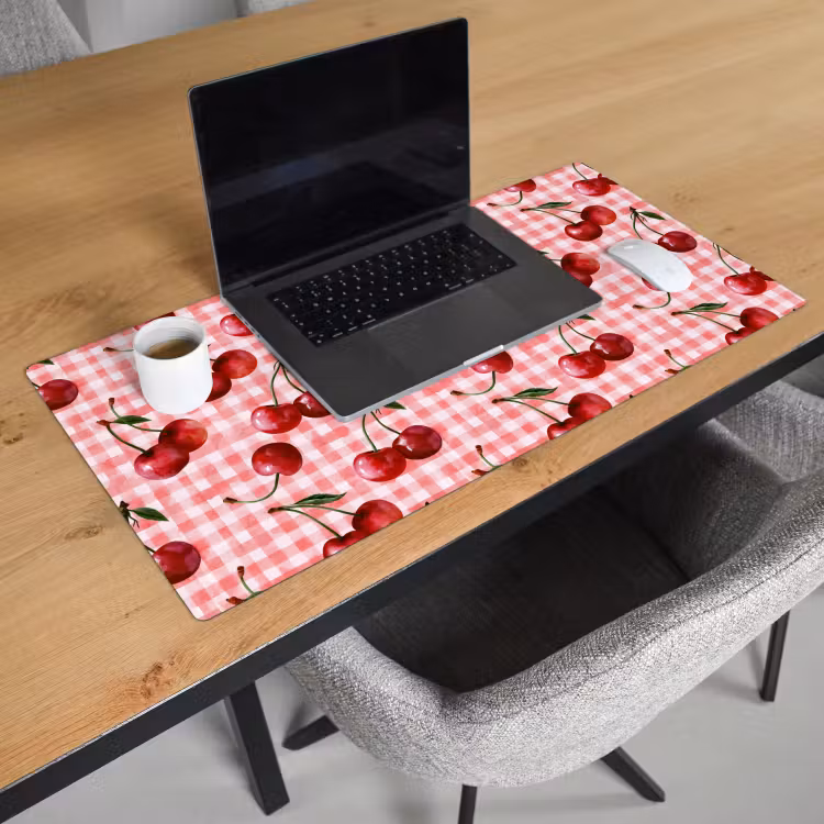 Bureau onderlegger - Kersen - Blokken - Rood — 3