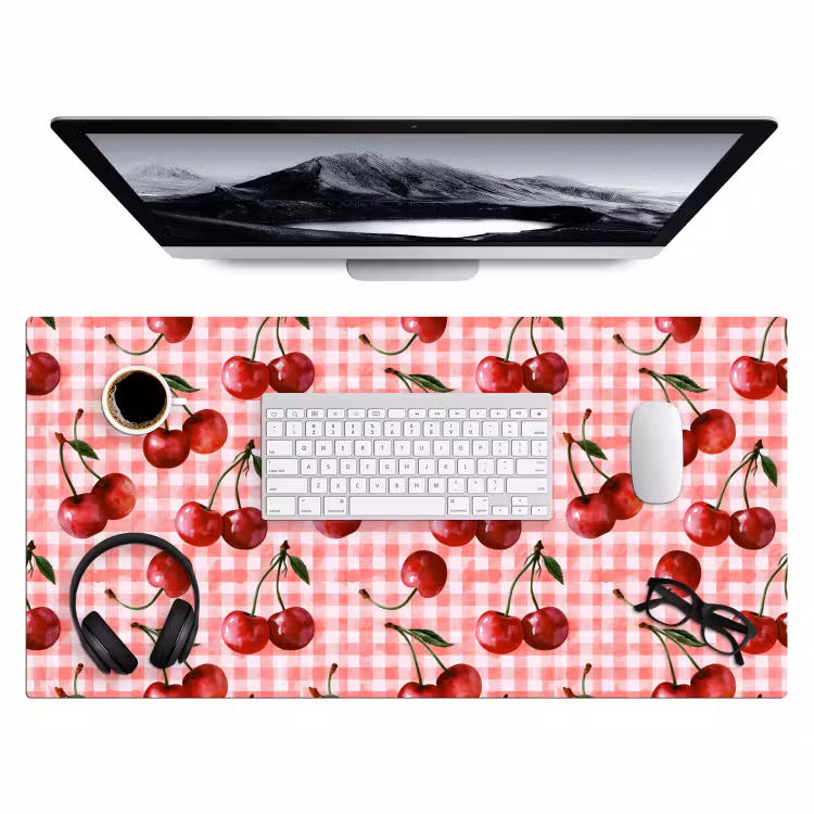 Bureau onderlegger - Kersen - Blokken - Rood — 4