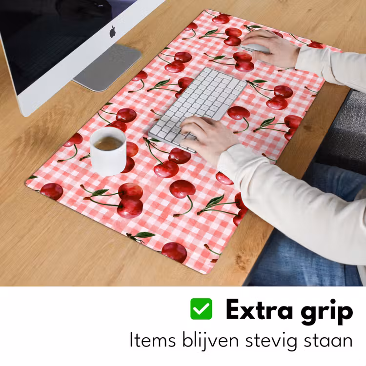 Bureau onderlegger - Kersen - Blokken - Rood — 6