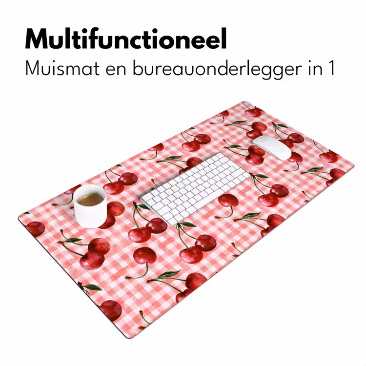 Bureau onderlegger - Kersen - Blokken - Rood — 7