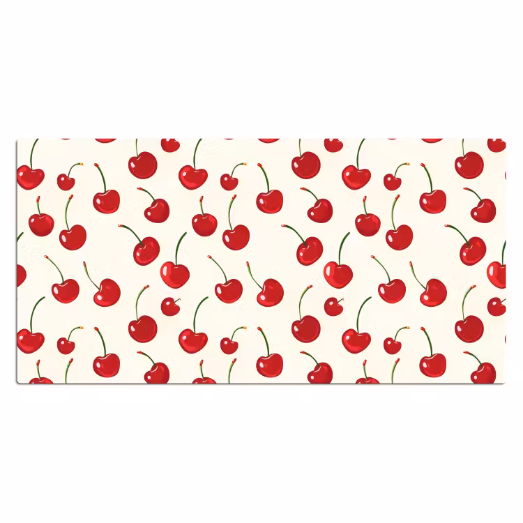 Bureau onderlegger - Kersen - Minimalistisch - Rood — 2