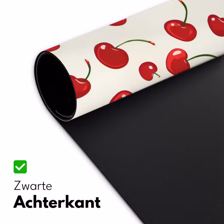 Bureau onderlegger - Kersen - Minimalistisch - Rood — 5