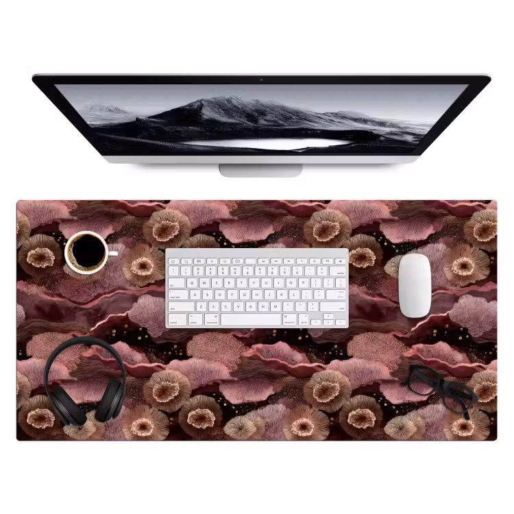 Bureau onderlegger - Koraal - Organisch - Roze — 4