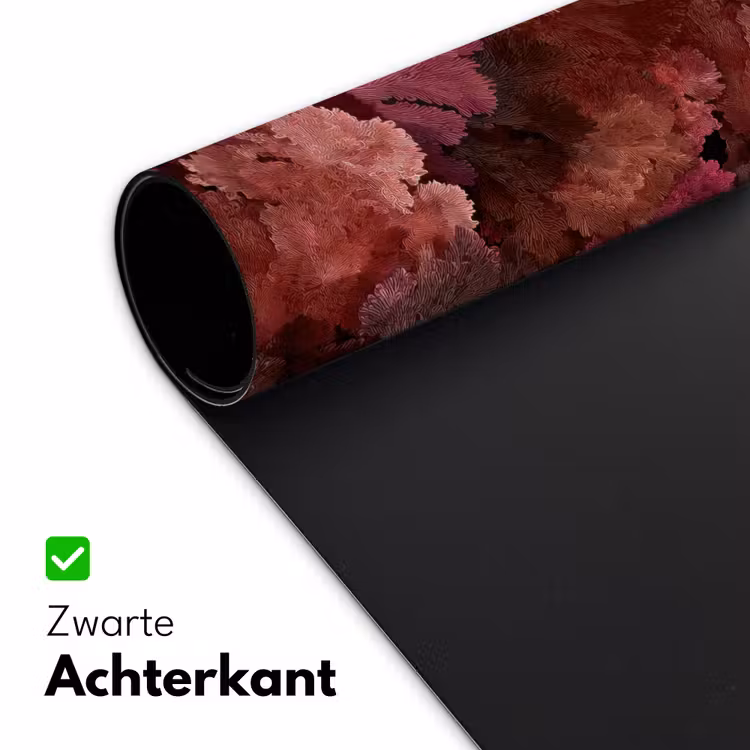 Bureau onderlegger - Koraal - Textuur - Kleurrijk — 5
