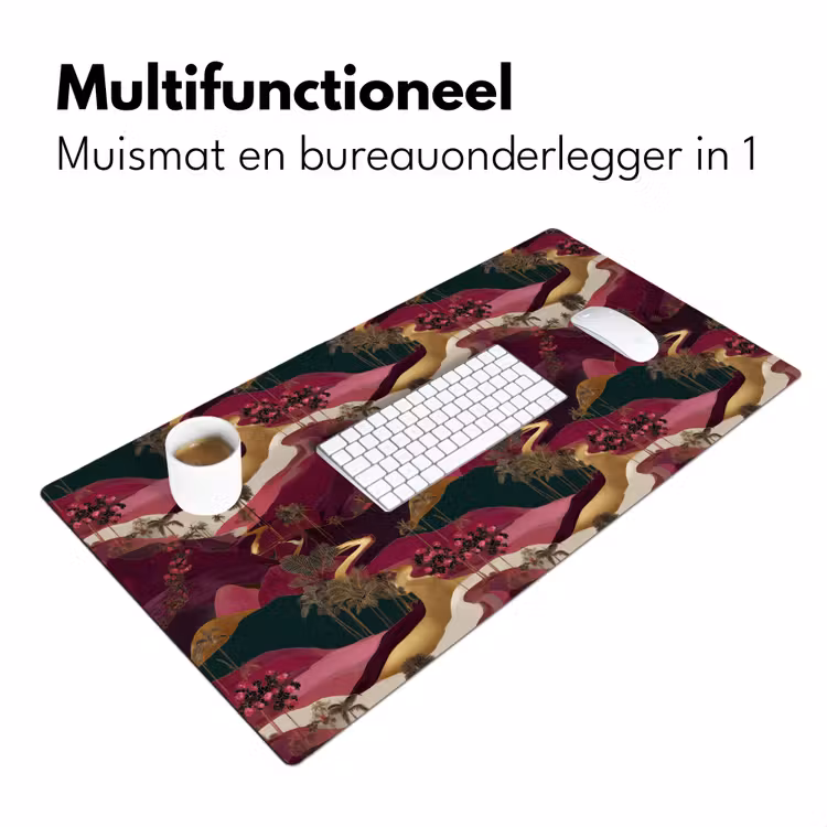 Bureau onderlegger - Magisch - Palmbomen - Goud — 7