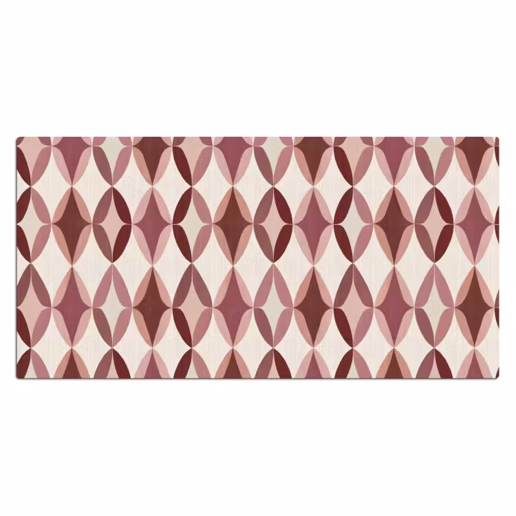 Bureau onderlegger - Ovaal - Textuur - Roze — 2