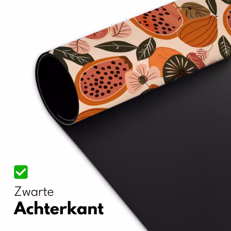 Bureau onderlegger - Papaja - Bloesem - Oranje — 5