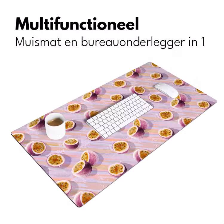 Bureau onderlegger - Passievrucht - Tropisch - Paars — 7