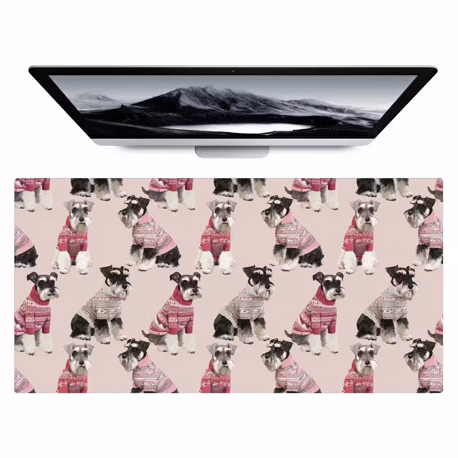 Bureau onderlegger - Honden - Truien - Rood — 1