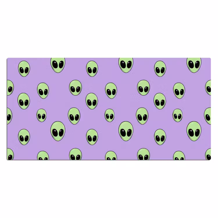 Bureau onderlegger - Alien - Retro - Lila — 2