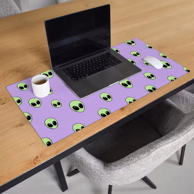 Bureau onderlegger - Alien - Retro - Lila — 3