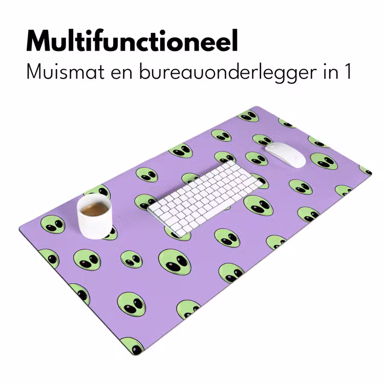 Bureau onderlegger - Alien - Retro - Lila — 7