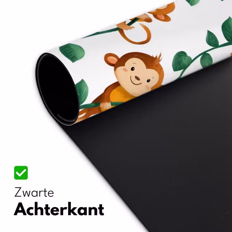 Bureau onderlegger - Apen - Lianen - Kleurrijk — 5