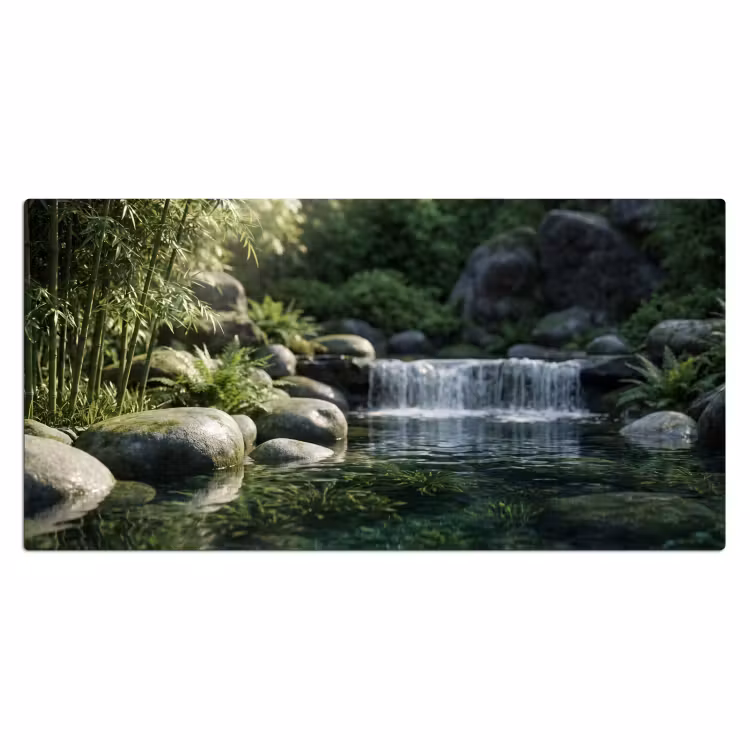 Bureau onderlegger - Beek - Waterval - Natuur - Groen — 2
