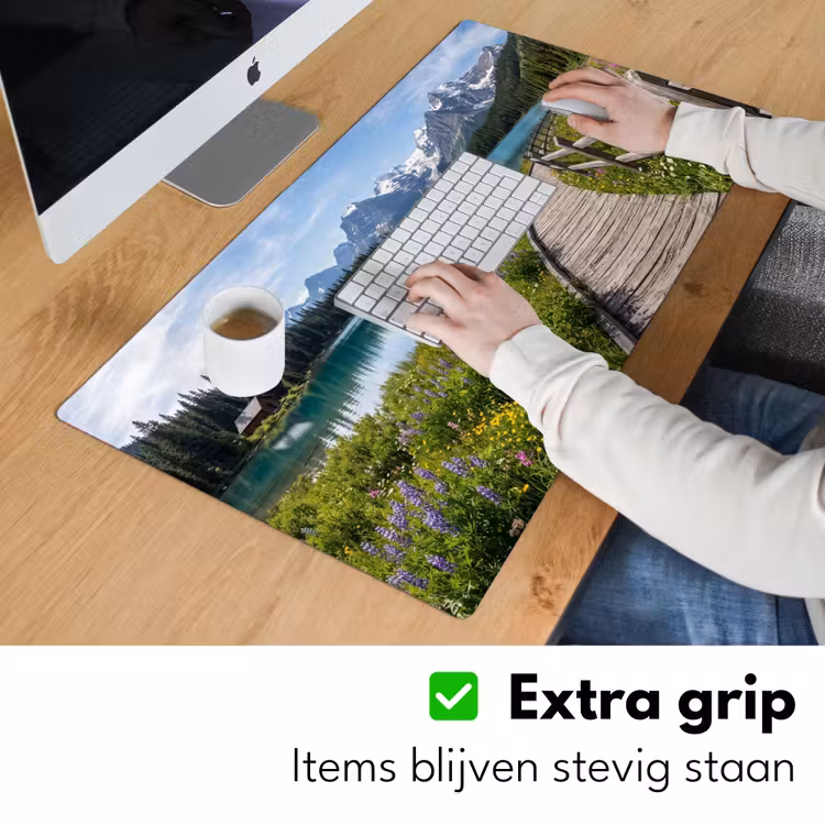 Bureau onderlegger - Bergen - Meer - Landschap - Blauw — 6