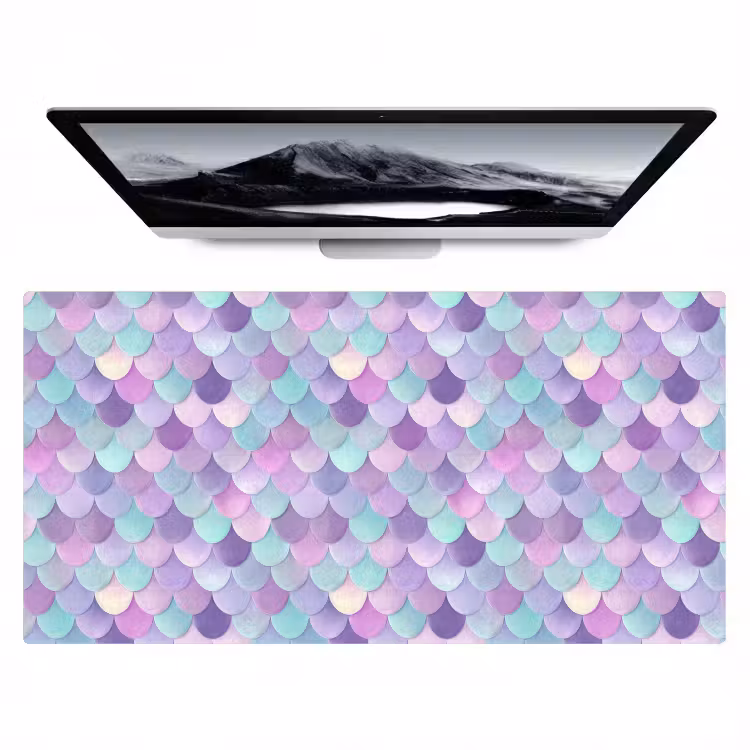 Bureau onderlegger - Dromerig - Zeemeermin - Pastel — 1