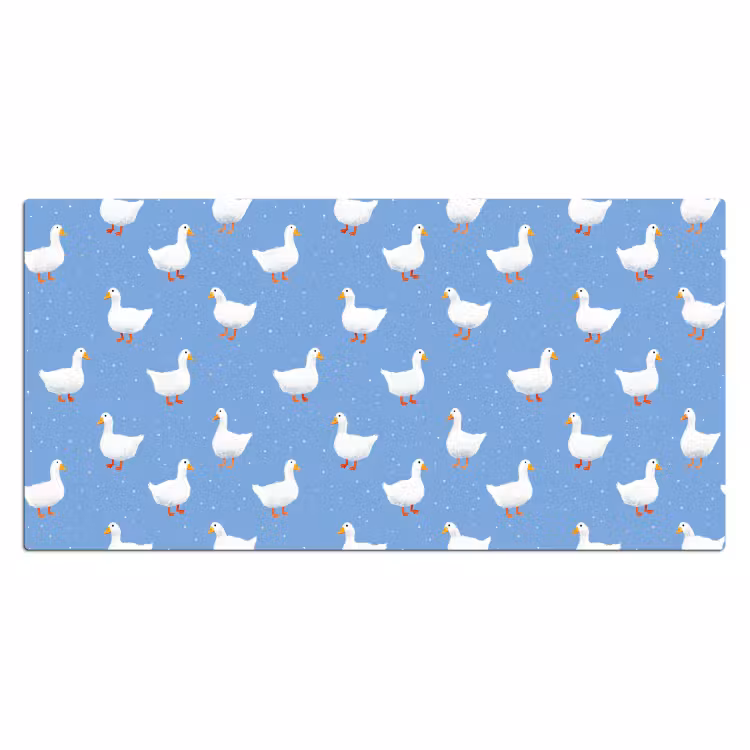 Bureau onderlegger - Ganzen - Elegant - Blauw — 2