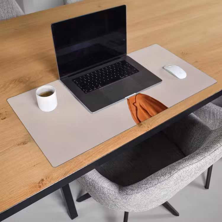 Bureau onderlegger - Gezicht - Boeket - Kleurrijk — 3